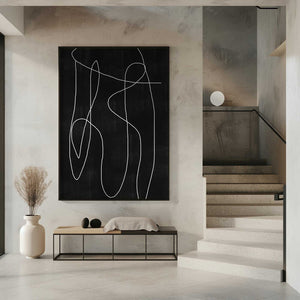 Tablou înramat „Abstract Line No2.” de THE MIUUS STUDIO