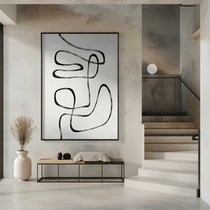 Tablou înramat „Infinite Curves” de THE MIUUS STUDIO