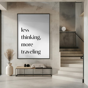 Tablou înramat „Less Thinking” de Pictufy Studio II