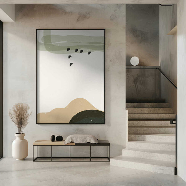 Tablou înramat „Abstract composition 9” de NKTN