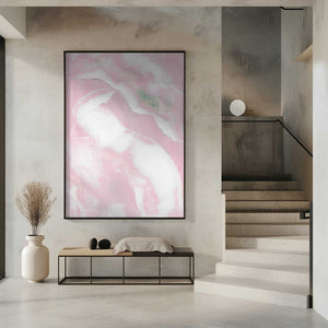 Tablou înramat „Gentle Blush Fields” de uplusmestudio