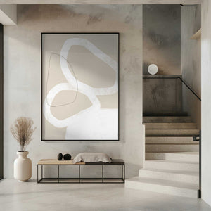 Tablou înramat „Intertwined Organic Shapes” de uplusmestudio
