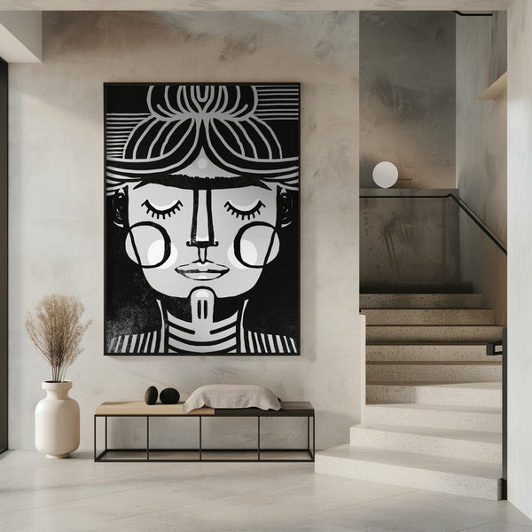 Tablou înramat „Symmetric Serenity” de Treechild