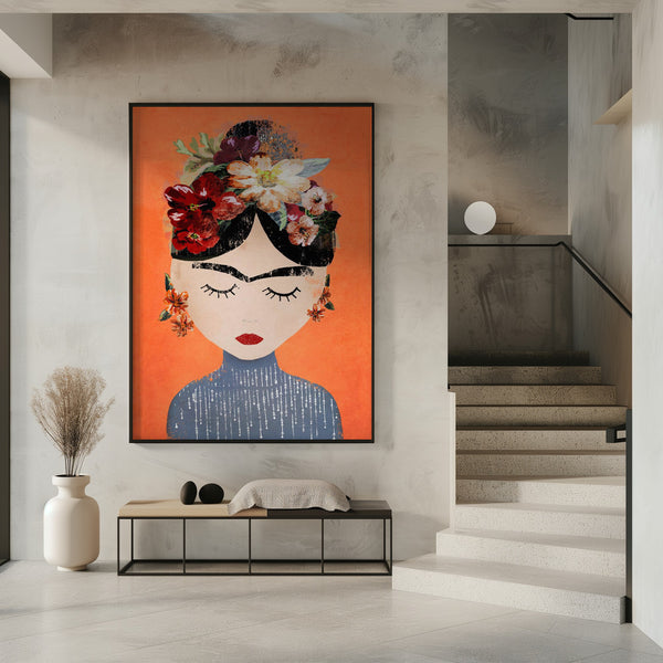 Tablou înramat „Floral Dreamer” de Treechild