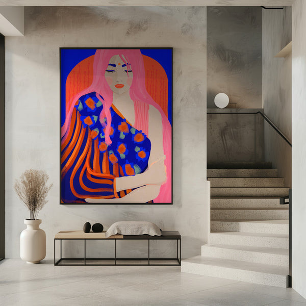 Tablou înramat „Vibrant Serenity” de Treechild