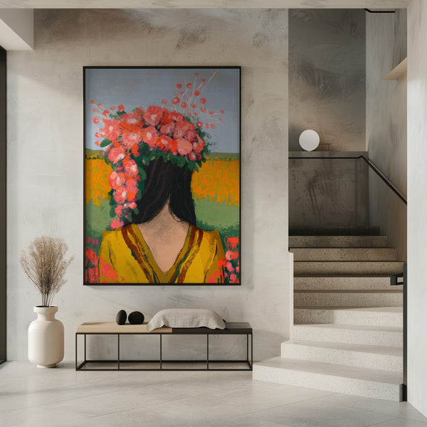 Tablou înramat „Floral Reverie” de Treechild