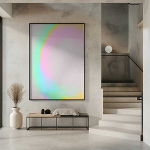 Tablou înramat „Pastel Glow Curve” de Treechild