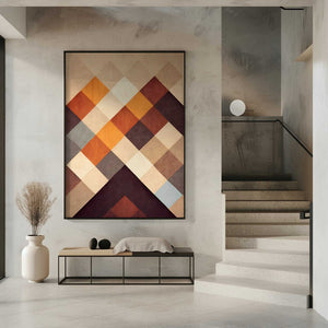 Tablou înramat „Geometric Harmony” de Treechild