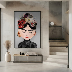 Tablou înramat „Floral Serenity” de Treechild