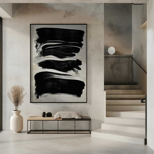 Tablou înramat „Brushstroke Symphony” de Treechild