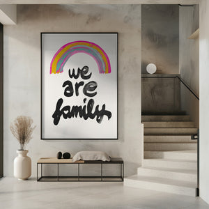 Tablou înramat „Rainbow Unity” de Treechild