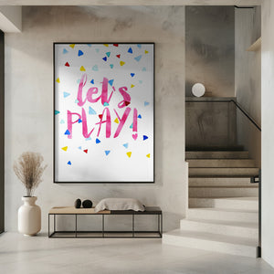 Tablou înramat „Playful Confetti Burst” de Treechild