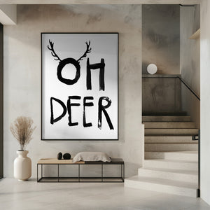 Tablou înramat „Antler Whimsy” de Treechild