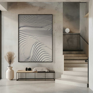 Tablou înramat „Mud Texture 14 Beige” de Pictufy Studio III