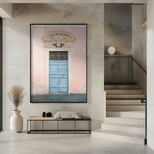 Tablou înramat „Pastel Trastevere - Rome Italy travel photography” de Raisa Zwart