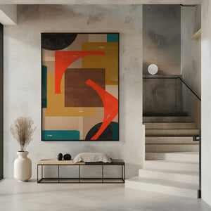 Tablou înramat „Geometric Melody” de THE MIUUS STUDIO