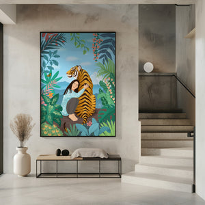 Tablou înramat „Tiger” de Petra Holíková