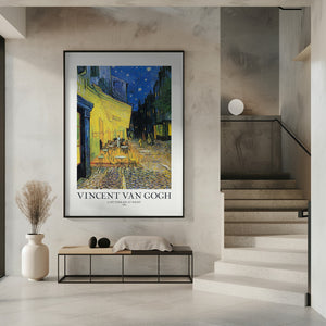 Tablou înramat „Café Terrace At Night” de Vincent Van Gogh