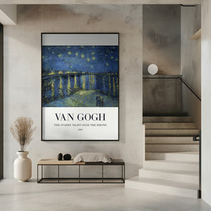 Tablou înramat „The Starry Night Over The Rhone” de Vincent Van Gogh