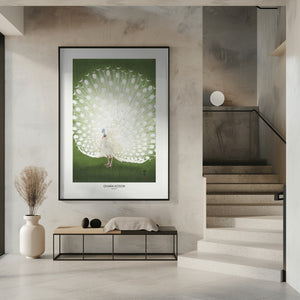 Tablou înramat „Peacock - Cropped” de Ohara Koson