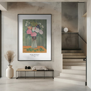 Tablou înramat „Flowers In a Vase” de Henri Rousseau