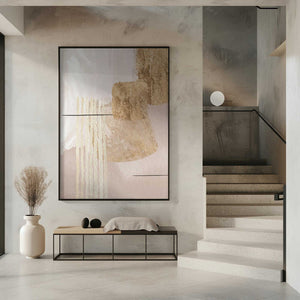 Tablou înramat „Aesthetic Gold-3” de Sally Ann Moss