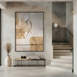 Tablou înramat „Aesthetic Gold-2” de Sally Ann Moss