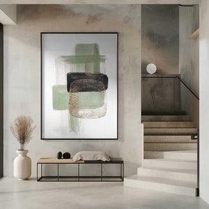 Tablou înramat „Simple Green-2” de Sally Ann Moss