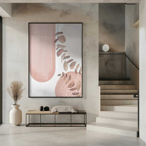 Tablou înramat „boho pink-2” de Sally Ann Moss