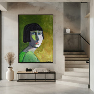 Tablou înramat „Lady with the Look” de Sharyn Bursic