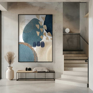 Tablou înramat „Blue Beauty-3” de Sally Ann Moss