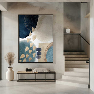 Tablou înramat „Blue Beauty-1” de Sally Ann Moss