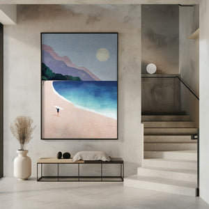 Tablou înramat „Surf Beach” de longwayhome