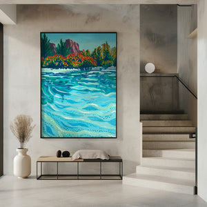 Tablou înramat „Sedona” de Pauline Wegman | Key and Sea Creative