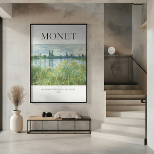 Tablou înramat „Banks Of The Seine” de Claude Monet