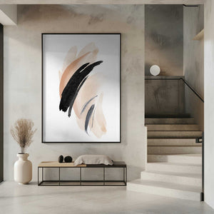Tablou înramat „Simple Beige-2” de Sally Ann Moss