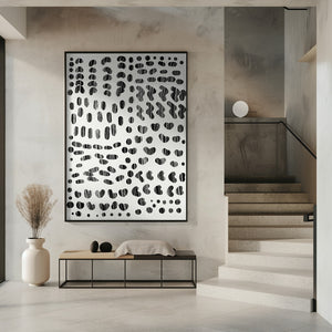 Tablou înramat „Dots and Strokes” de Dan Hobday