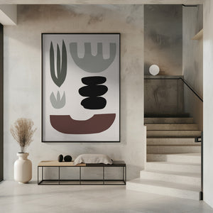 Tablou înramat „Shapes” de Dan Hobday