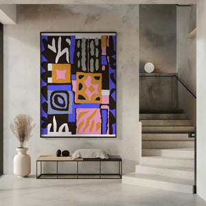 Tablou înramat „Colorful Geometry” de Treechild