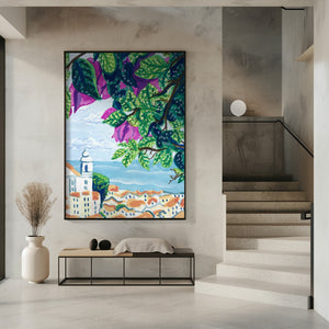 Tablou înramat „Lisbon” de Pauline Wegman | Key and Sea Creative