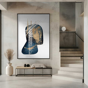 Tablou înramat „Stunning Blue-3” de Sally Ann Moss