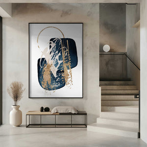 Tablou înramat „Stunning  Blue-2” de Sally Ann Moss