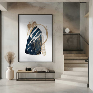 Tablou înramat „Stunning Blue-1” de Sally Ann Moss