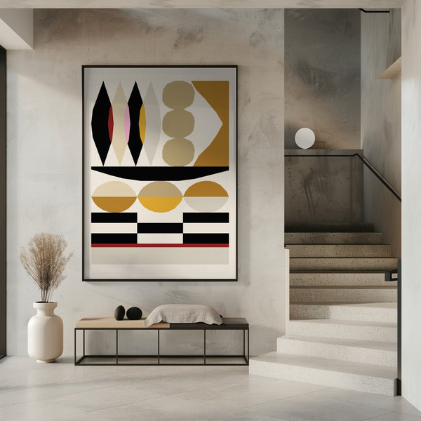 Tablou înramat „Abstract composition 25” de NKTN