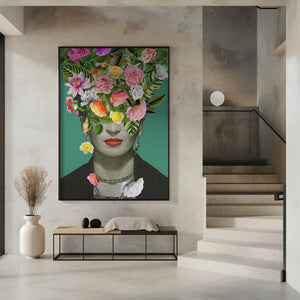 Tablou înramat „Floral Frida” de Frida Floral Studio