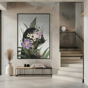 Tablou înramat „Purple flower” de Frida Floral Studio