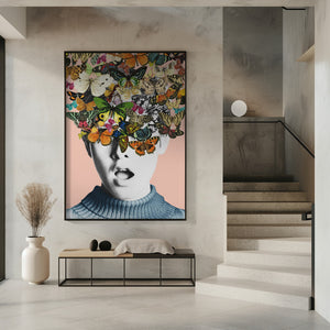 Tablou înramat „Twiggy surprise” de Frida Floral Studio
