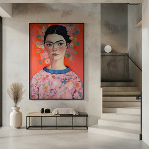 Tablou înramat „Floral Portrait Aura” de Treechild