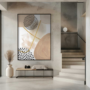 Tablou înramat „Jealous Beige-1” de Sally Ann Moss