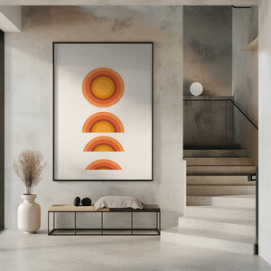 Tablou înramat „Sunset Echoes” de THE MIUUS STUDIO
